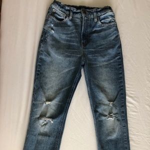 GAP High Rise Destructed Jeans